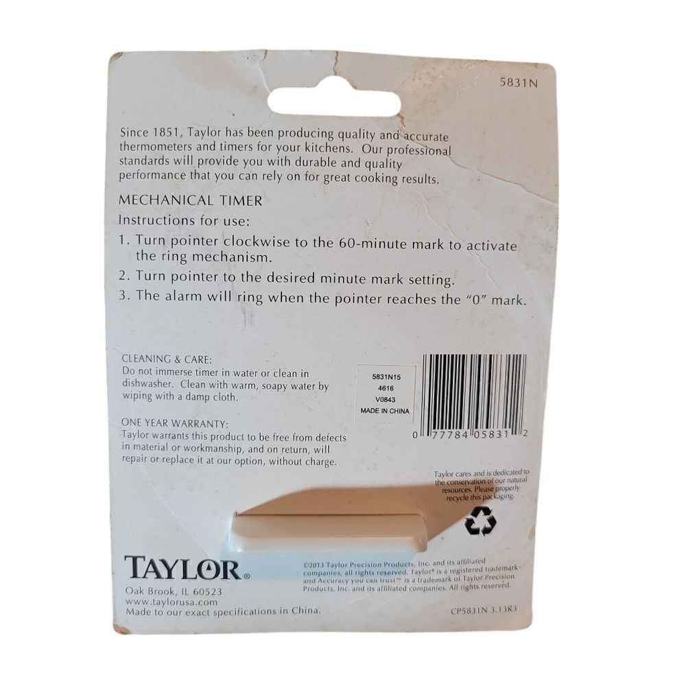 Taylor cooking timer long ring. ^ - Picture 2 of 2